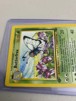 “d” Edition Error Butterfree 33/64 1st Edition Uncommon Jungle Pokemon LP-MP - Image 5
