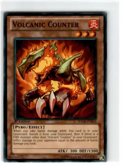 Yu-Gi-Oh! Volcanic Counter Common SDOK-EN014 Lightly Played 1st Edition - Image 1