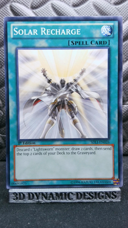 | Yugioh Solar Recharge SDLI-EN026 1st Edition Common NM- 🔥 | - Image 1