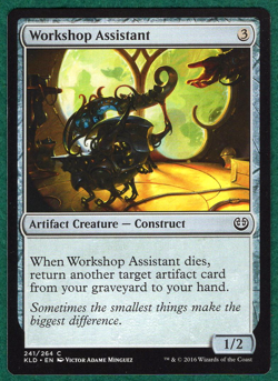 Workshop Assistant- Kaladesh KLD #241 - Magic: The Gathering MTG Card - Image 1