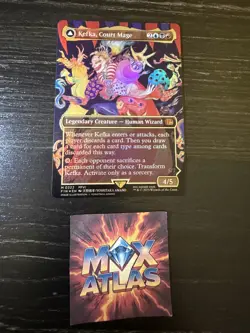 MTG - Kefka, Court Mage Kefka, Ruler of Ruin Foil M 0322 - Image 1