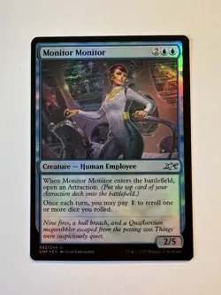 Monitor Monitor - FOIL - MTG Unfinity - NM - Image 1
