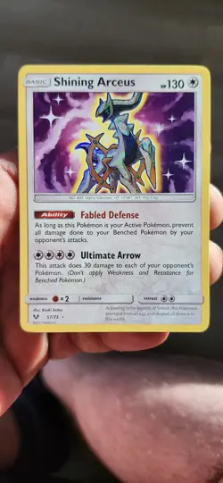 Pokemon TCG Shining Arceus Shining Legends Holo Card 57/73 NM/M MUST SEE !!! - Image 1