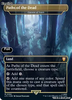 Paths of the Dead - Cavern of Souls (Surge Foil) EN [LTC - 392] - NM TCG MTG - Image 1