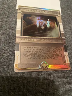 MTG Loyal Retainers Masterpiece Series: Amonkhet Invocations 4/54 Foil Mythic - Image 1