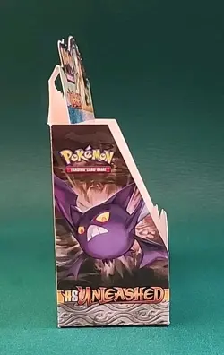 Vintage Pokemon Trading Card Game HS Unleashed EMPTY Booster Display Box - Image 2
