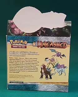 Vintage Pokemon Trading Card Game HS Unleashed EMPTY Booster Display Box - Image 3
