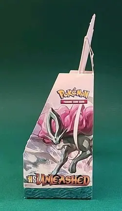Vintage Pokemon Trading Card Game HS Unleashed EMPTY Booster Display Box - Image 4