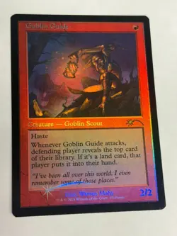1x Goblin Guide - Foil - Love Your LGS 2021 Promo NM-Mint, English Unique & Misc - Image 1