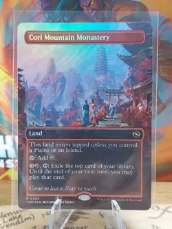 Cori Mountain Monastery - (Borderless FOIL) - Tarkir: Dragonstorm - NM MTG - Image 1
