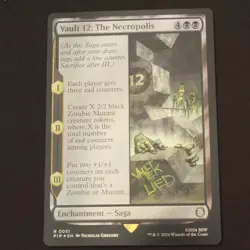 Vault 12: The Necropolis 51 MTG Fallout (PIP) Rare FOIL NM - Image 1