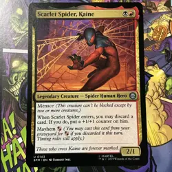 Scarlet Spider, Kaine (Regular) - 143 - Marvel's Spider-Man-M/NM- MTG - Image 1