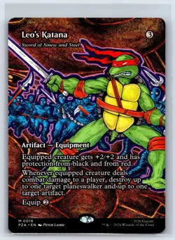 Leo's Katana - Sword of Sinew and Steel (Borderless) #18 - PZA - - NM - M - Image 1