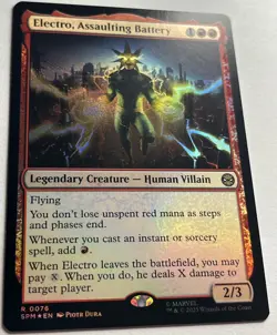 Electro, Assaulting Battery (REGULAR) x1 - MTG Marvel's Spider-Man SPM #76 - Image 1