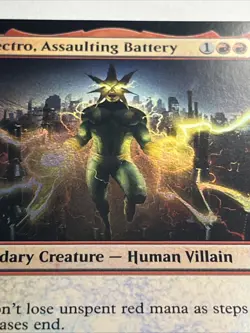 Electro, Assaulting Battery (REGULAR) x1 - MTG Marvel's Spider-Man SPM #76 - Image 3