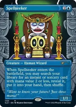 Spellseeker Borderless Secret Lair SLD 1165 NM NICE!!! - Image 1