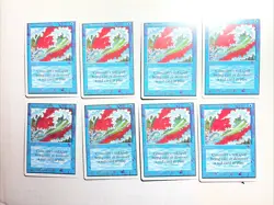 MTG Unlimited Set of Eight Blue Elemental Blast M/NM 1993 - Image 1
