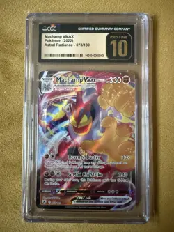 Machamp VMax 073/189 CGC 10 Pristine Astral Radiance Swsh Holo Pokemon Card - Image 1