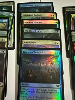 MTG Lord of the Rings Foil Common lot of 18 - lightly played - - Image 3