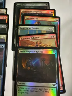 MTG Lord of the Rings Foil Common lot of 18 - lightly played - - Image 4