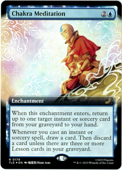 Chakra Meditation (Extended Art Foil) 0179 - Avatar: The Last Airbender TLE MTG - Image 1