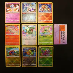 LOTTO 9 CARTE POKEMON ORIGINALI SHINING in ITALIANO, LOTTO UNICO! AFFARE! - Image 1