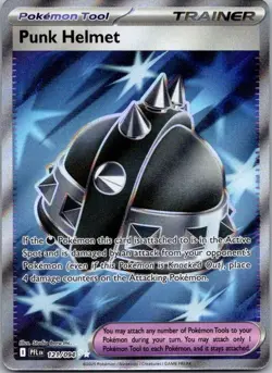 Punk Helmet 121/094 Ultra Rare Phantasmal Flames Pokemon Lightly Played - Image 1