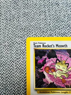 MINT - Team Rocket's Meowth 18 Promo WOTC Black Star Pokemon Wizard - Image 5