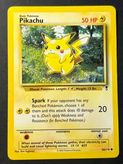 Pikachu 86/110 Legendary Collection Common - Pokemon Card LP - - Image 1