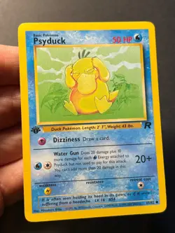 Psyduck 65/82 1st Edition Rare Team Rocket - WOTC Pokemon Card HP - Image 4