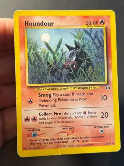 Houndour 24/75 Neo Discovery Rare - Pokemon Card HP - Image 3