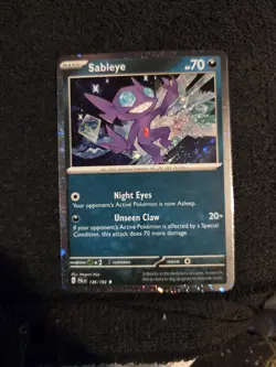 Sableye - Cosmos Holo Rare Holo Scarlet & Violet Promo Cards 136/193 NM Pokemon - Image 1