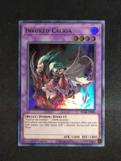 Yu-Gi-Oh! Invoked Caliga BLAR-EN080 1st Edition Ultra Rare NM - Image 1