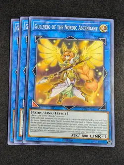 Yugioh - 3x Gullveig of the Nordic Ascendant OP18-EN023 Common NM - Image 1