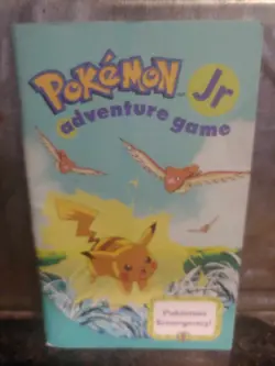 POKEMON Jr Adventure Game Emergency 1999 Nintendo GameFreak Instruction Booklet - Image 1