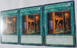 Yugioh 3x Dark Room of Nightmare SDMA-EN024 Common 1st Edition Near Mint Playset - Image 3
