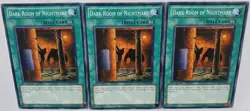 Yugioh 3x Dark Room of Nightmare SDMA-EN024 Common 1st Edition Near Mint Playset - Image 4