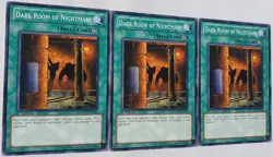 Yugioh 3x Dark Room of Nightmare SDMA-EN024 Common 1st Edition Near Mint Playset - Image 5