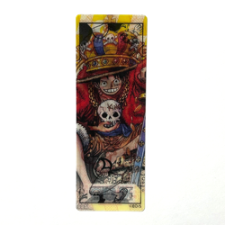S6349 Luffy & Nami Japanese One Piece Natsucomi 3D Lenticular 4" Bookmark J13 - Image 1