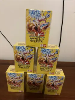 One Piece Adventure on Kami's Island Double Pack Set Vol 10 OP15-EB04 lot of 6 - Image 1