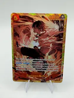 Portgas.D.Ace OP16-118 English Alt Art Leader Secret One Piece Time of Battle NM - Image 1