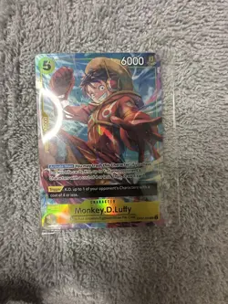 SEALED Monkey.D.Luffy OP07-109 (Illustration Box Vol.3) SR One Piece Promo - Image 1