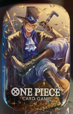 One Piece Tin Pack Set Vol. 2 - Luffy, Sabo, and Ace(EMPTY TIN, ONLY PROMO CARD) - Image 2