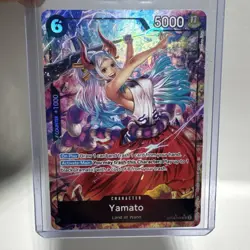 One Piece Yamato Alt Art Op16-098 SR The Time Of Battle From Pack To Sleeve - Image 1