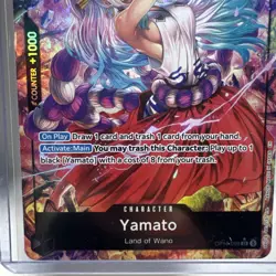 One Piece Yamato Alt Art Op16-098 SR The Time Of Battle From Pack To Sleeve - Image 2