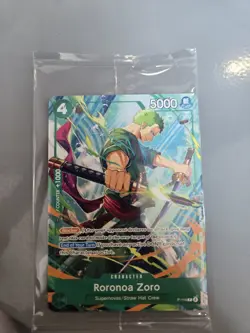 Roronoa Zoro P-114 C2E2 Exclusive Convention One Piece Promo Card Sealed English - Image 1