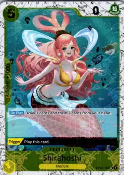 Shirahoshi (Jolly Roger Foil) OP03-116 Premium Booster -The Best- One Piece NM - Image 1