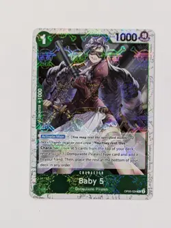Baby 5 OP05-034 Jolly Roger Foil PRB-01 Premium Booster English ONE PIECE - Image 1