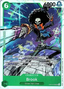 Brook OP15-032 Super Rare Adventure on Kami's Island One Piece Near Mint - Image 2