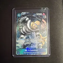 Mr.3 (Galdino) OP16-056 SR ALT ART NM The Time of Battle - Image 1